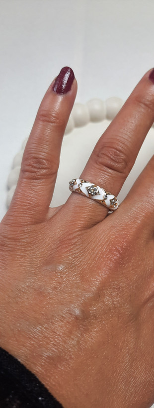 انگشتر میناکاری فری سایز