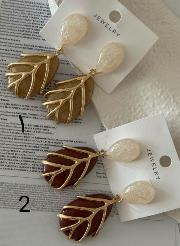 گوشواره طرح سنگ