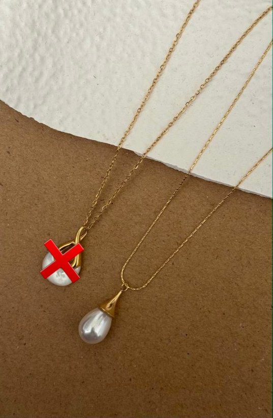 گردنبند استیل رنگ ثابت