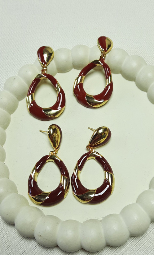 گوشواره دو رنگ