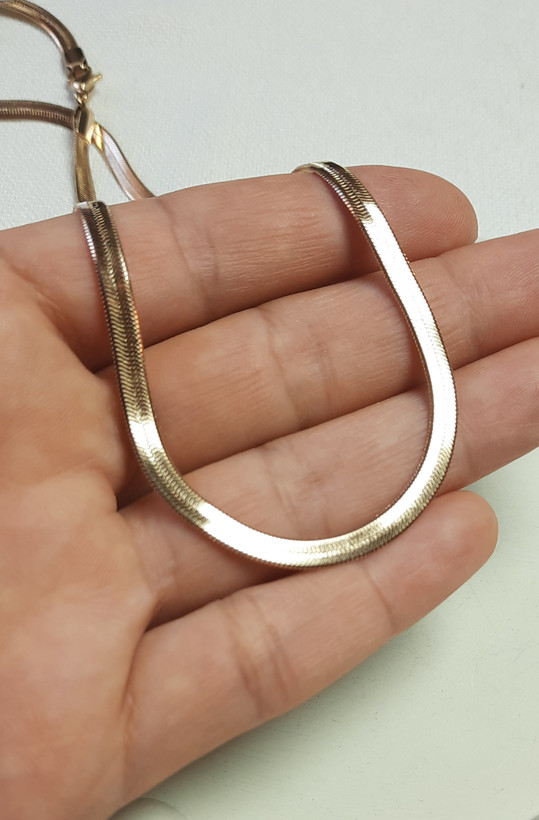 گردنبند هرینگبون ضخیم ژوپینگ