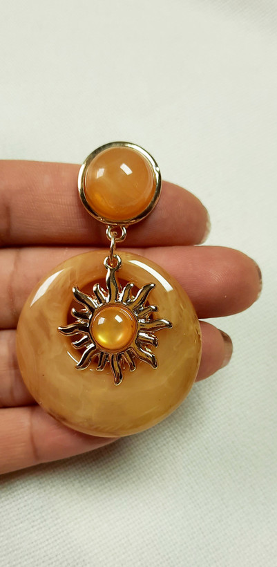 گوشواره طرح سنگ
